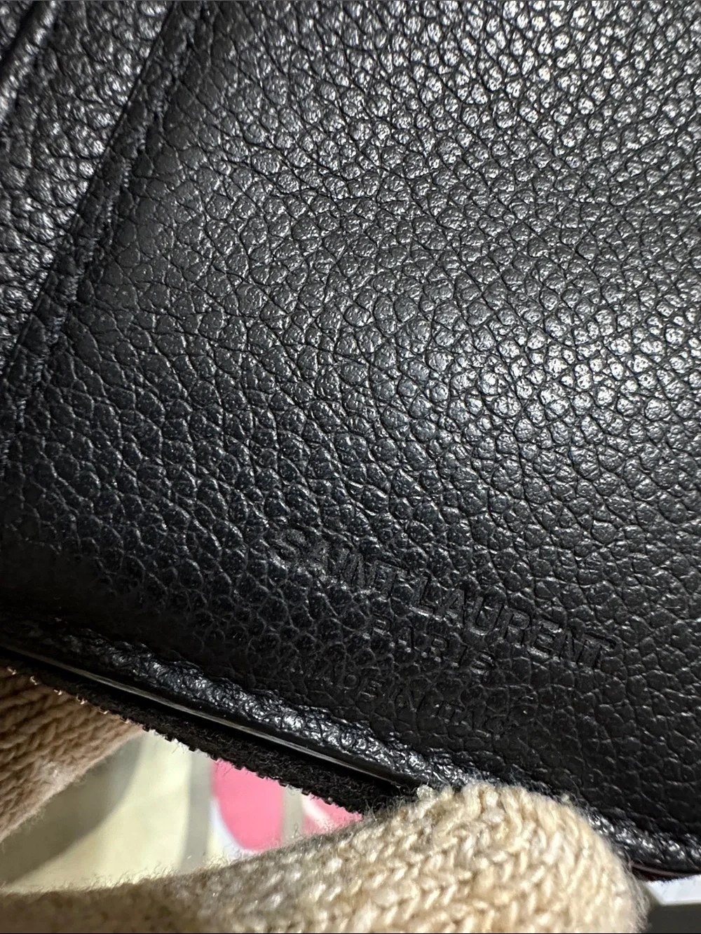 Saint Laurent compact zip